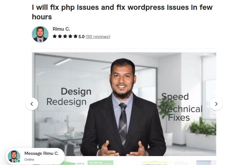 Professional WordPress, PHP | Website Developer | Fix Website Issues Fast