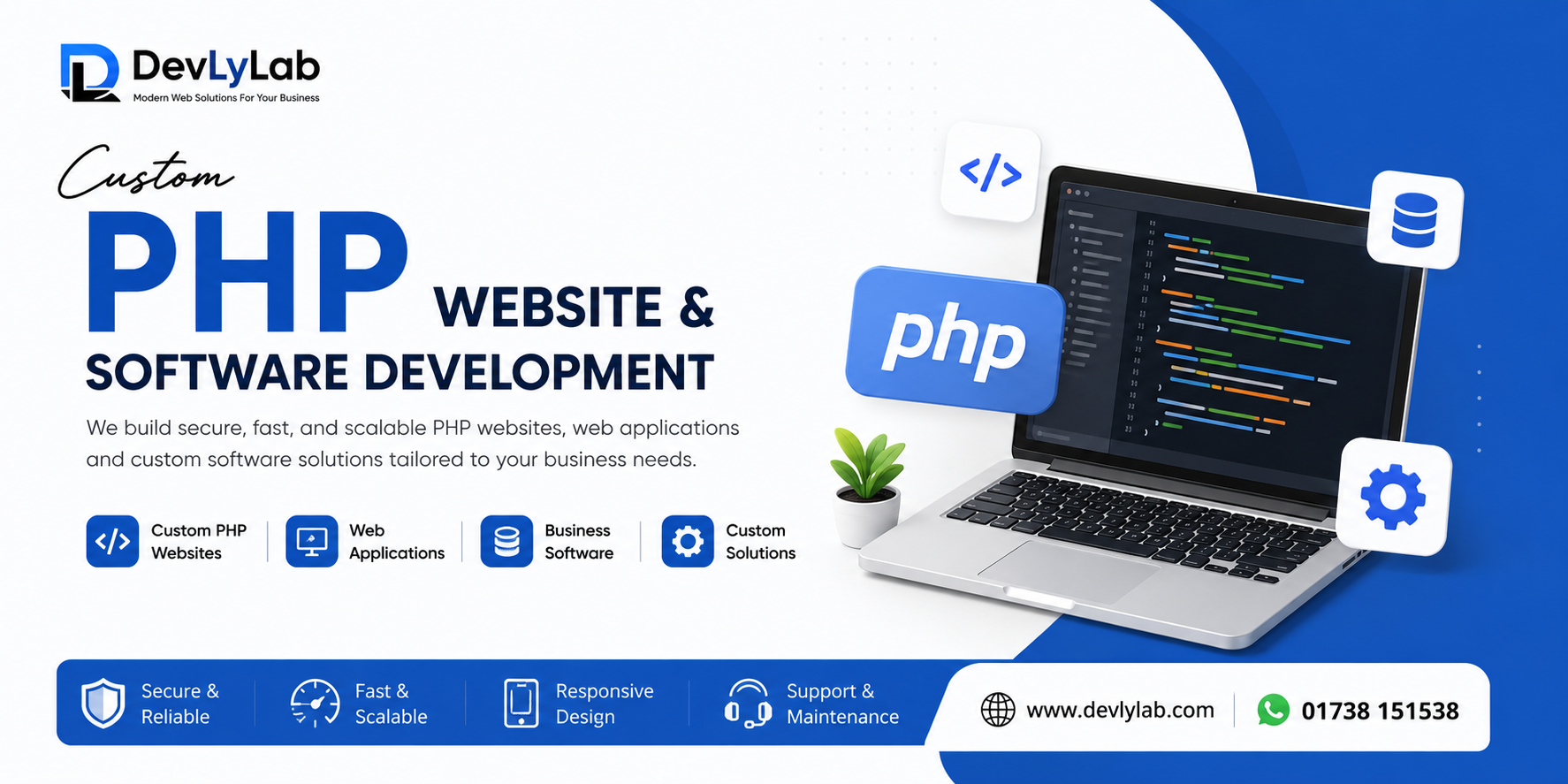 Custom PHP Website &amp; Software Development