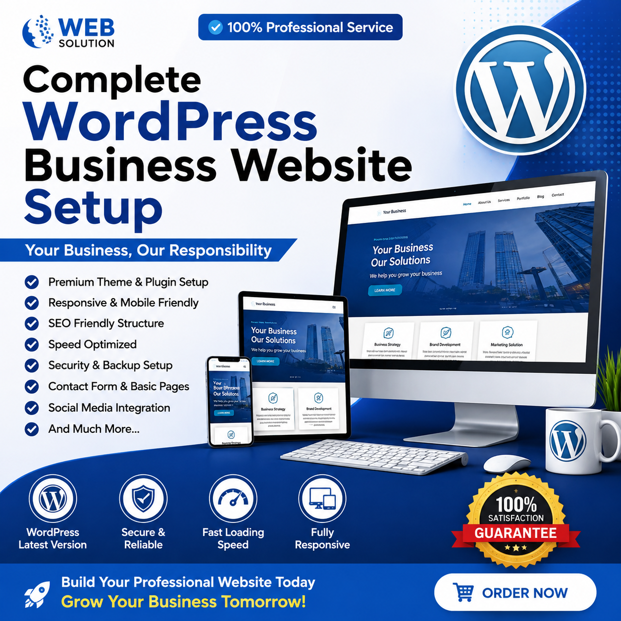 Complete WordPress Business Website Setup